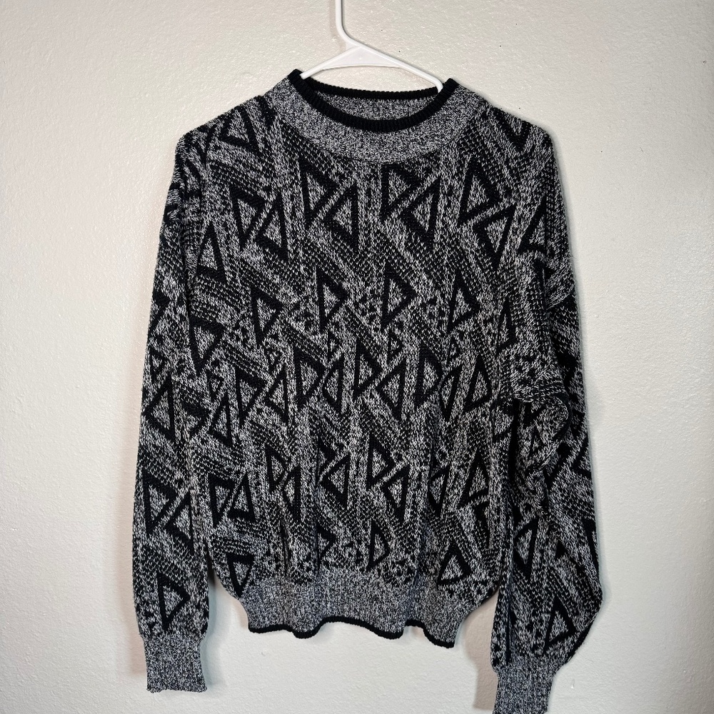 Spettro Casual Clothing Geometric Pattern Sweater Vintage